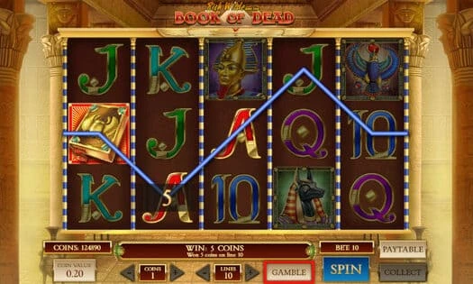 Расширяющиеся символы Book of Dead